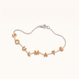 Argent / Orange