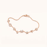 Or rose / Blanc