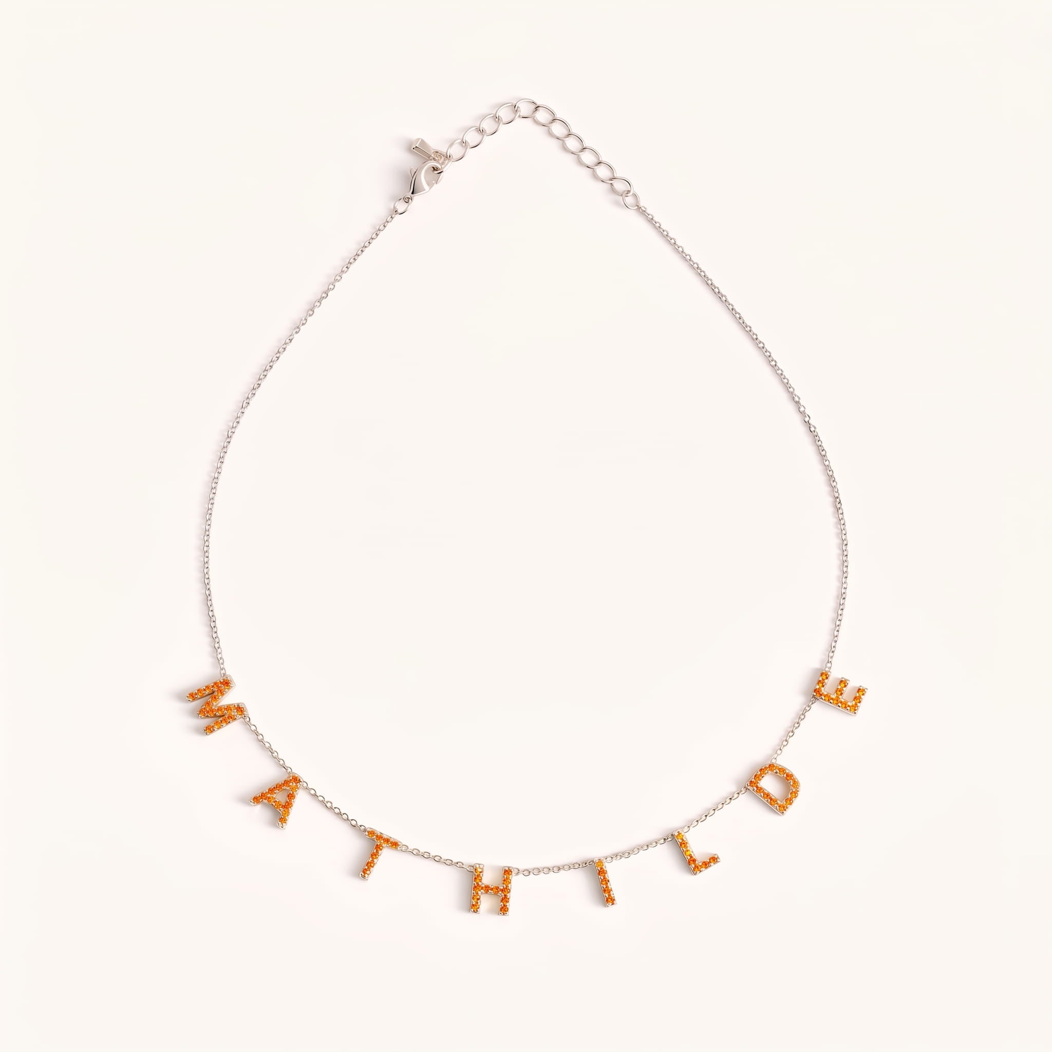 Argent / Orange